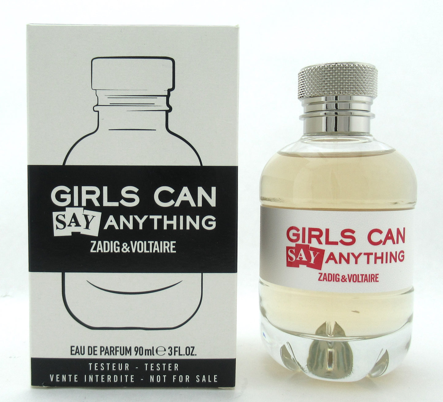 Girls Can Say Anything Perfume by Zadig Voltaire 3.0 oz. EDP Spray Women Tester