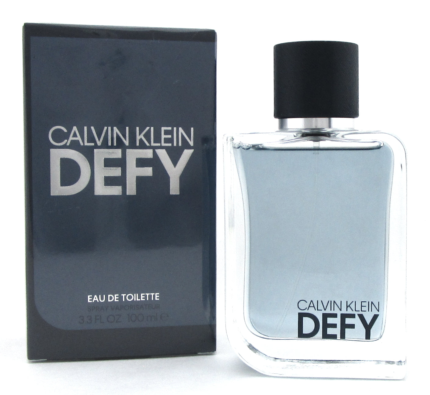 Calvin Klein Defy 3.3 oz. Eau de Toilette Spray for Men. New DAMAGED Sealed Box