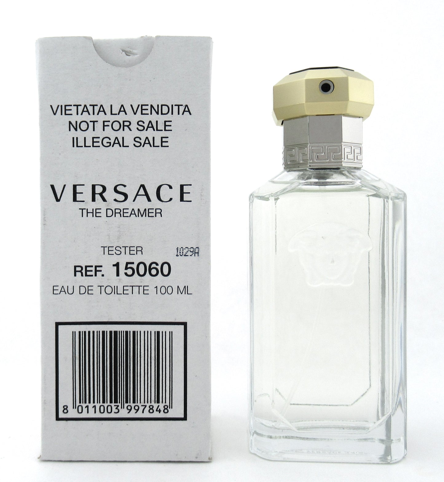 THE DREAMER by Gianni Versace Eau De Toilette Spray 100 ml./ 3.4 oz. New Tester