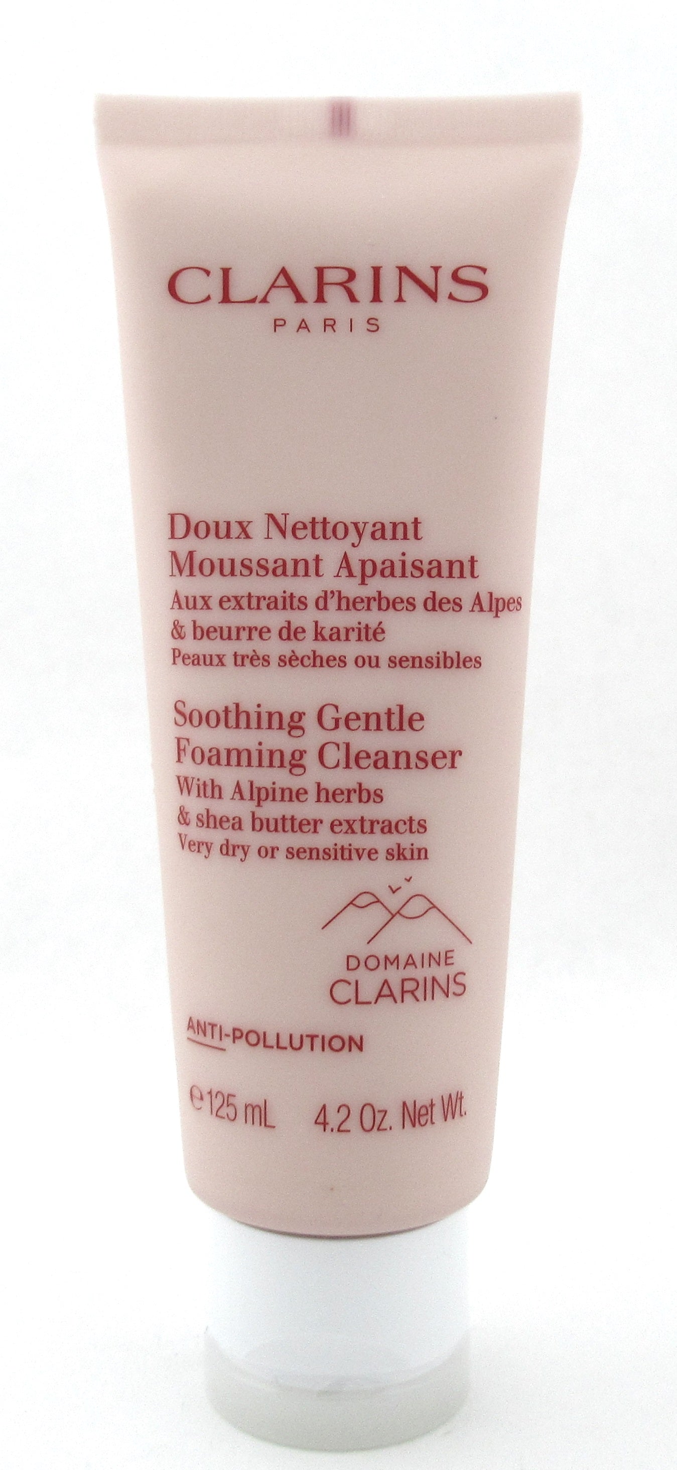 Clarins Soothing Gentle Foaming Cleanser Very Dry Sensitive Skin 4.2 oz. Sealed