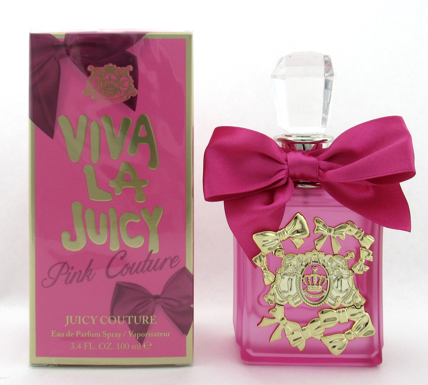 Viva La Juicy Pink Couture by Juicy Couture Eau De Parfum Spray for Women 3.4 oz./ 100 ml. New