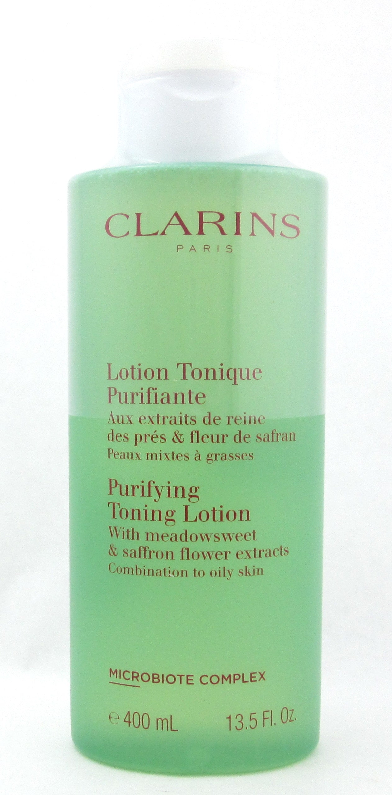 Clarins Purifying Toning Lotion Combination to Oily Skin 400 ml./13.5 oz. Sealed
