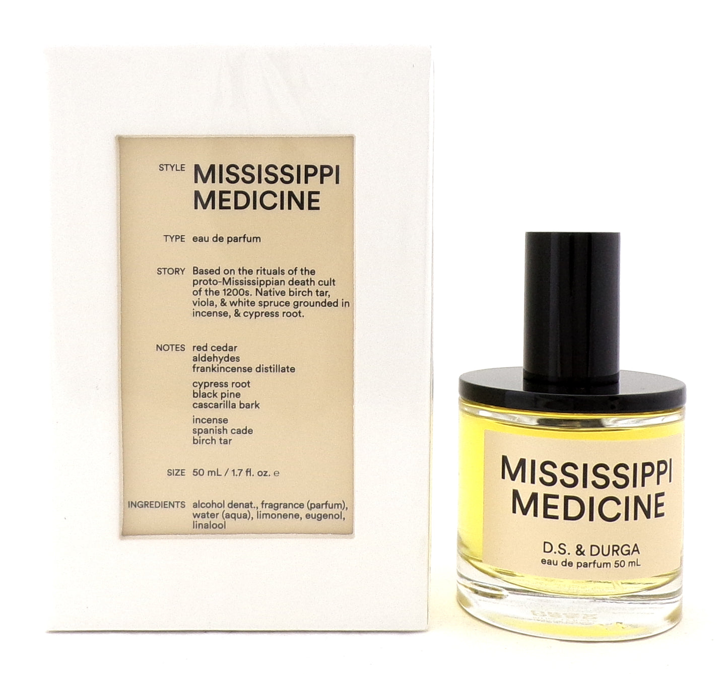 D.S. & Durga MISSISSIPPI MEDICINE 1.7 oz. Eau de Parfum Spray for Men. New Sealed Box
