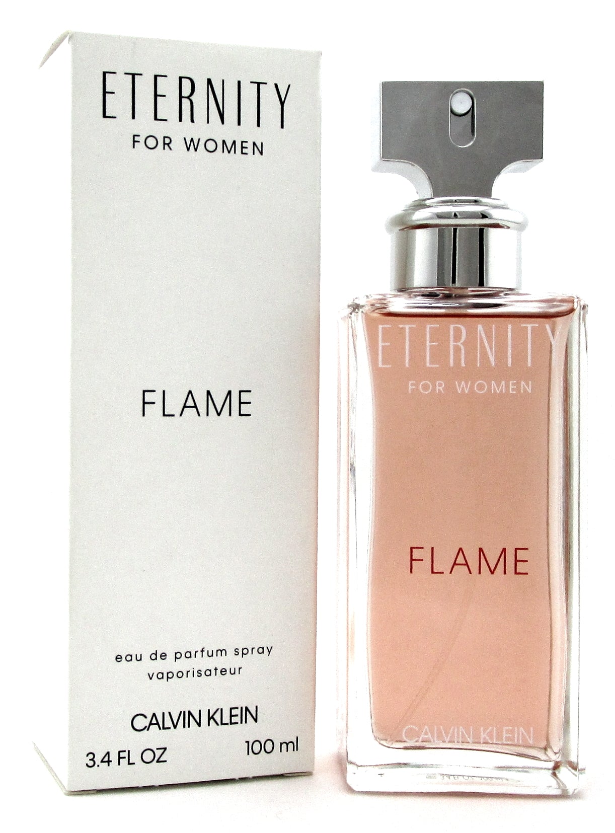 Eternity Flame Perfume by Calvin Klein 3.4 oz. EDP Spray for Women. New Tester