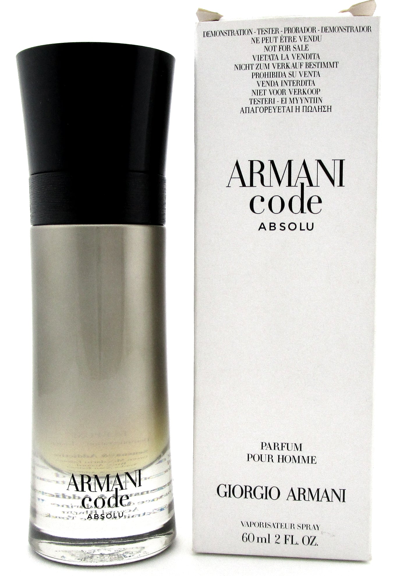 Armani Code ABSOLU 2.0 oz. Parfum Pour Homme Spray for Men. New Tester