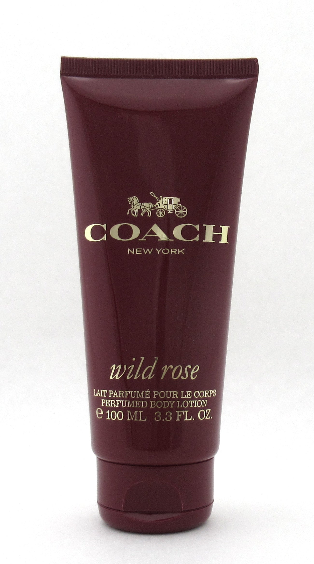 Coach New York Wild Rose for Women Perfumed Body Lotion 100 ml./ 3.3 oz. Tube Not Sealed NO BOX