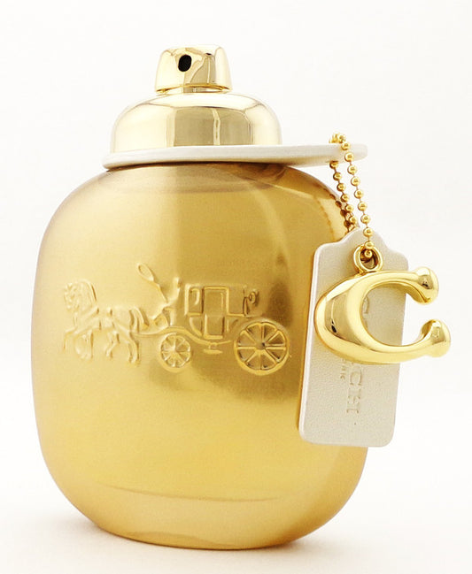 Coach New York GOLD 3.0 oz./ 90 ml. Parfum Spray for Women. New Tester