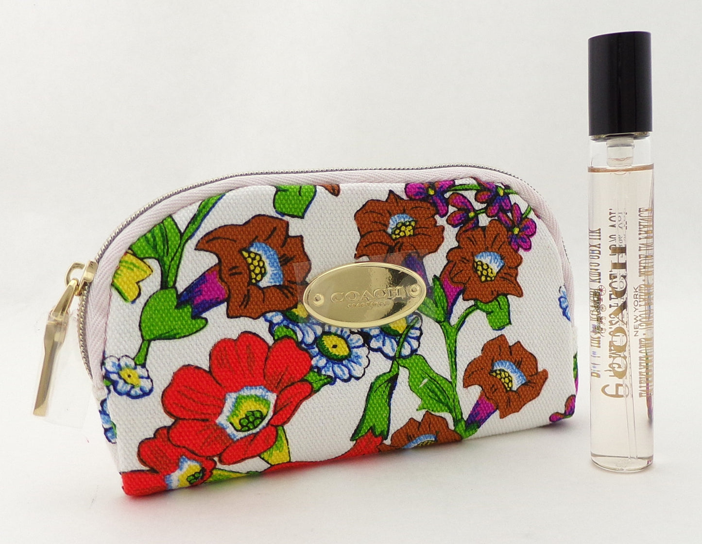 COACH by Coach New York 0.25 oz. Eau de Parfum Travel Spray for Women + Mini Pouch. New NO BOX