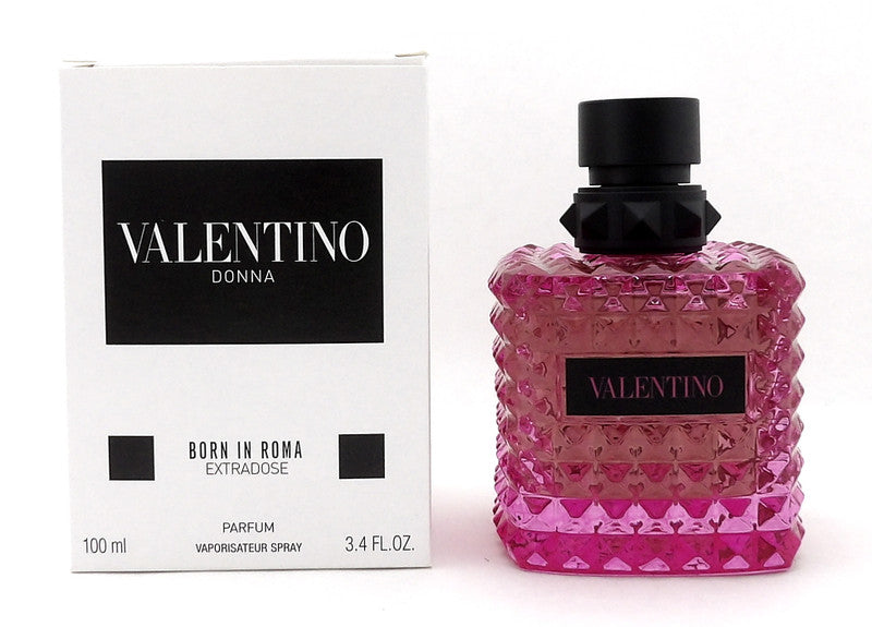 Valentino Donna Born in Roma EXTRADOSE 3.4 oz. PARFUM Spray for Women. New Tester w/Cap