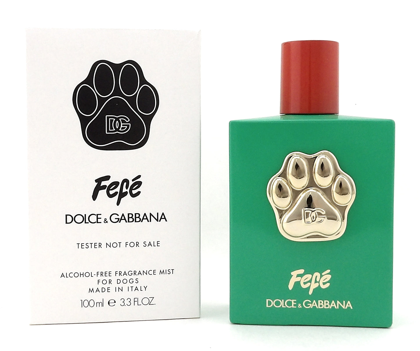 FEFE by Dolce & Gabbana Alcohol Free Fragrance Mist for Dogs 3.3 oz. Brand New Tester w/Cap