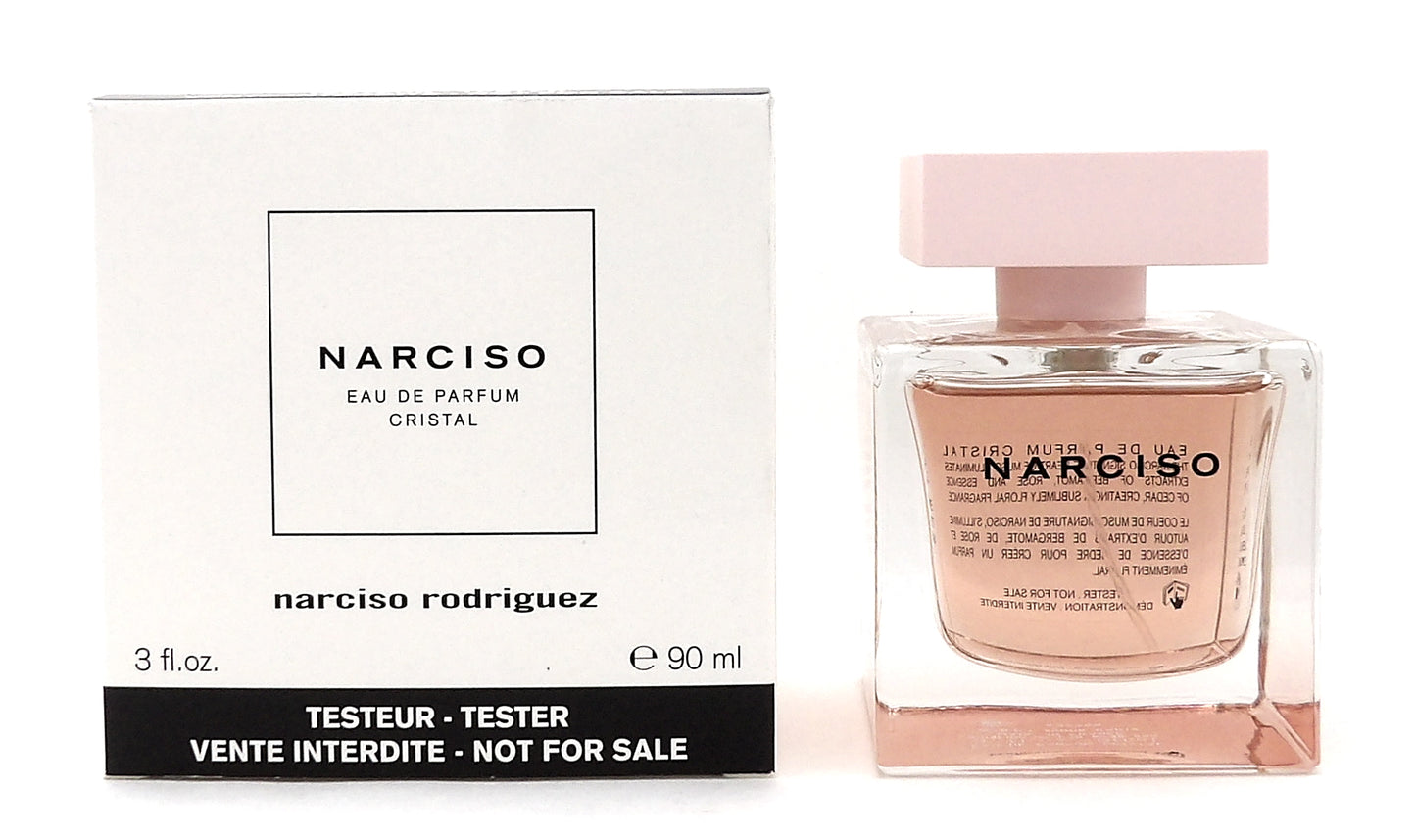 Narciso CRISTAL by Narciso Rodriguez 3.0 oz EDP Spray for Women. New Tester w/Cap