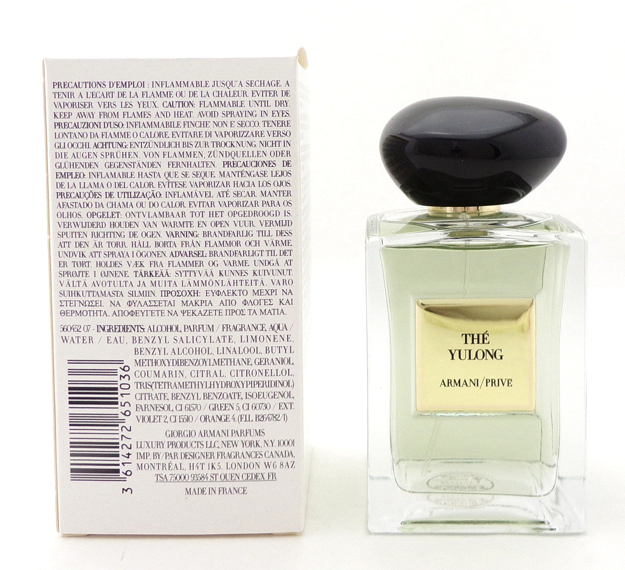 Armani Prive THE YULONG 3.4 oz. Eau de Toilette Spray Unisex. Brand New TESTER w/Cap
