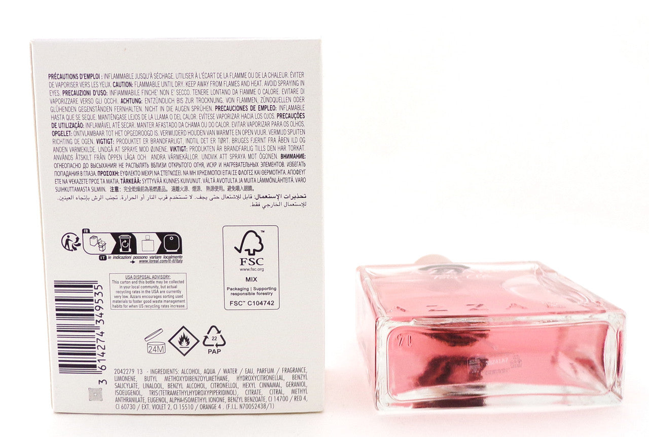 Azzaro POUR ELLE 3.38 oz. Eau de Parfum Spray for Her. Brand New TESTER w/Cap