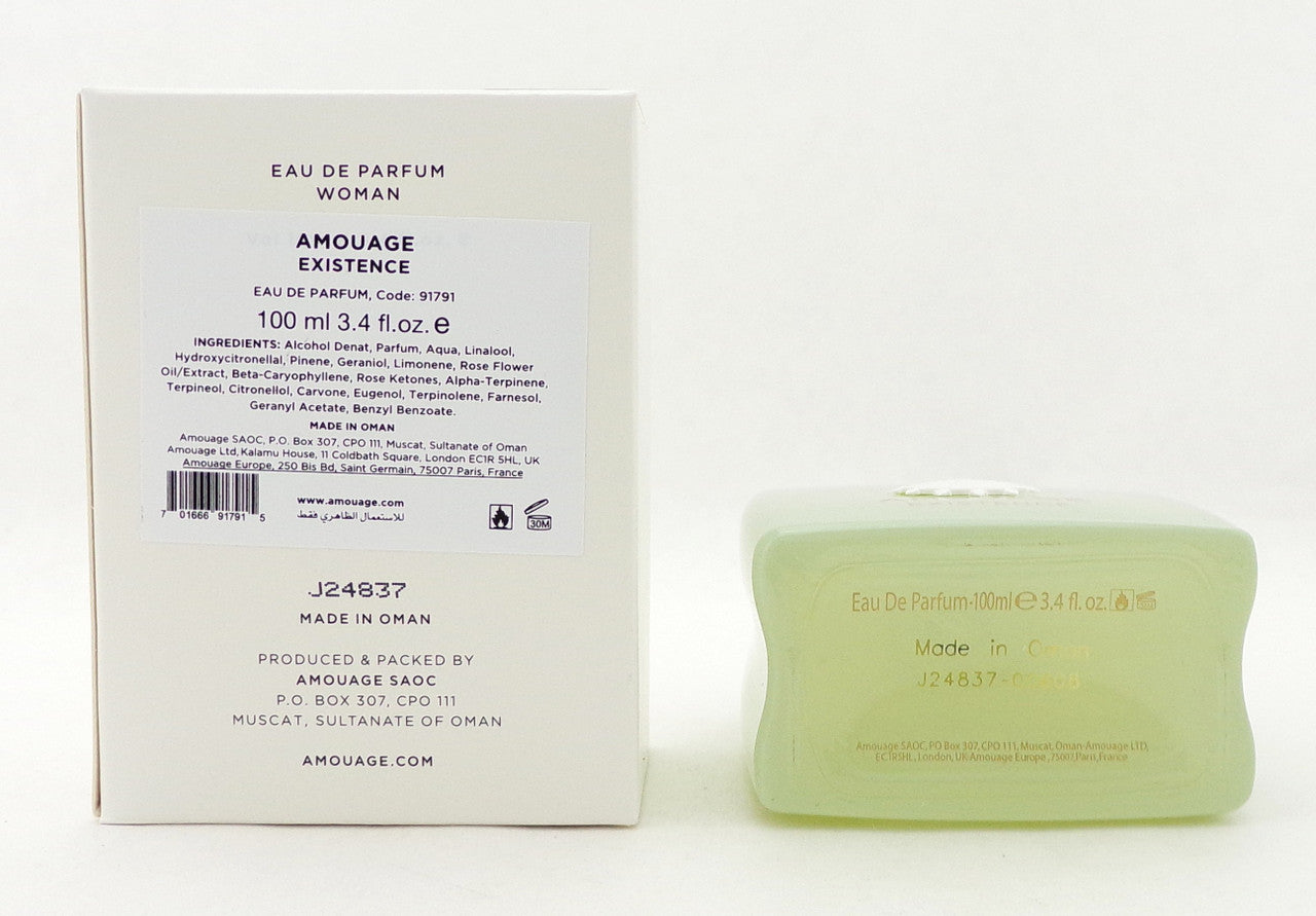 Amouage EXISTENCE 3.4 oz. Eau de Parfum Spray for Women. Brand New TESTER w/Cap