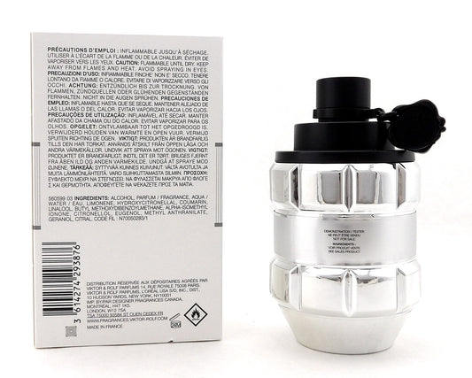 Spicebomb METALLIC MUSK by Viktor & Rolf 3.04 oz. Eau de Parfum Spray for Men. New Tester