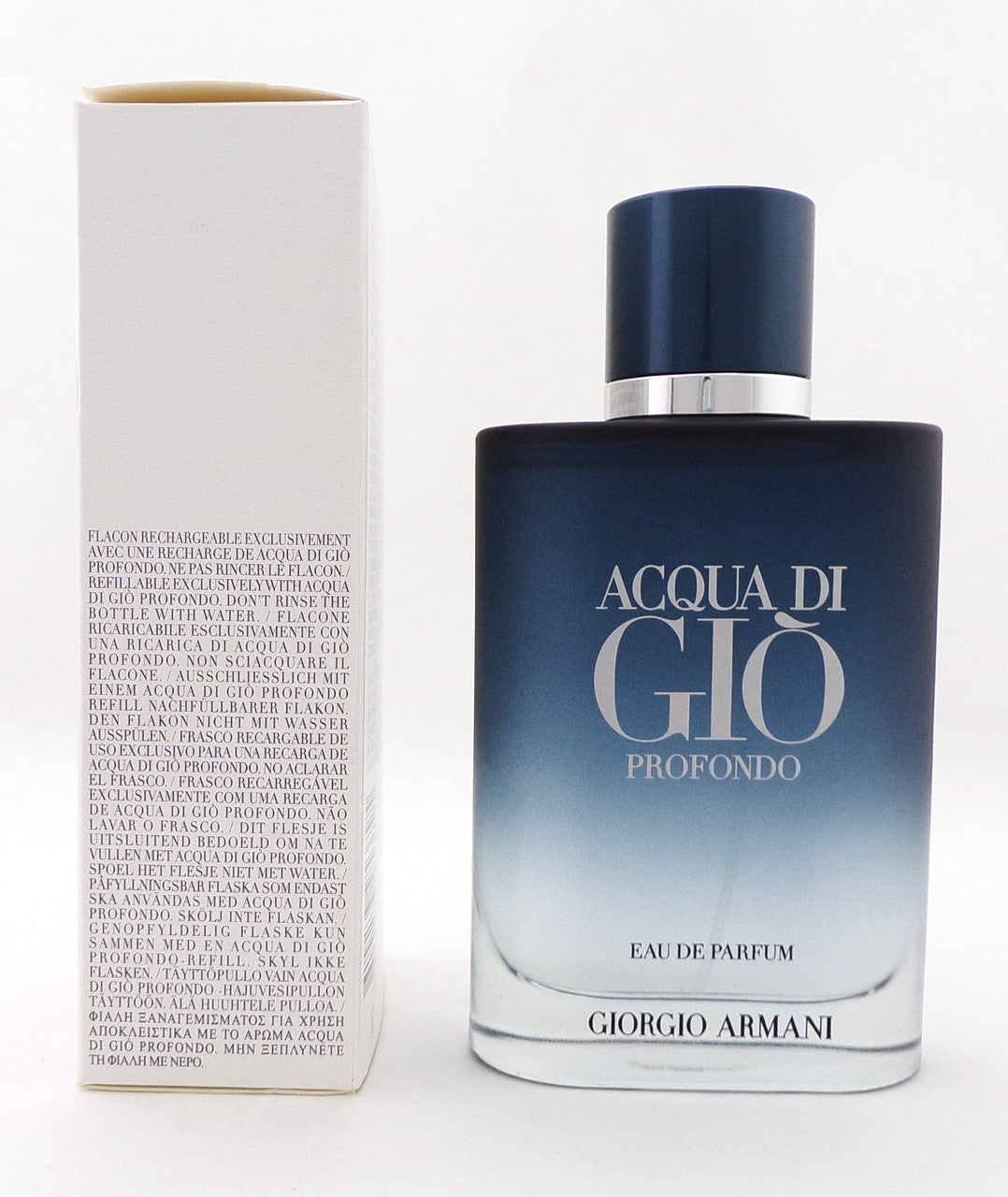 Acqua di Gio PROFONDO by Giorgio Armani 3.3 oz. Eau de Parfum Refillable Spray for Men. Brand New TESTER w/Cap