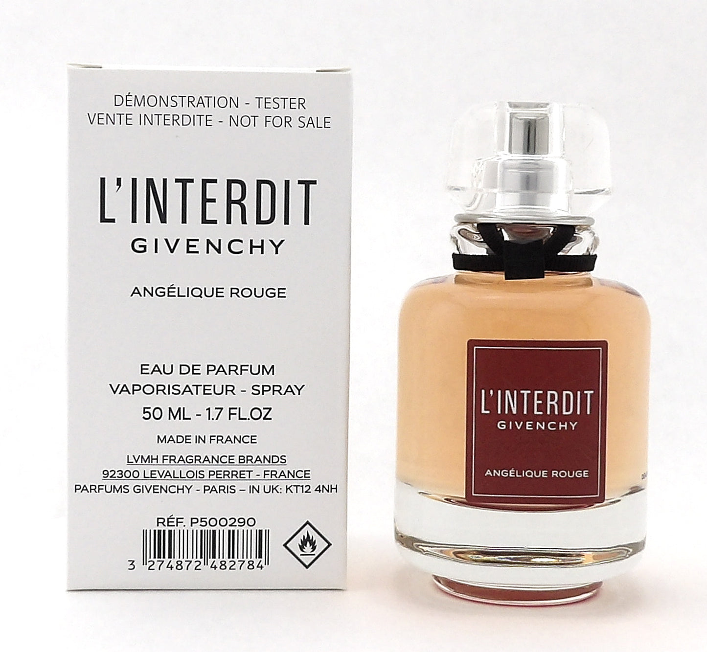 Givenchy L'interdit ANGÃLIQUE ROUGE 1.7 oz. Eau de Parfum Spray for Women. New Tester