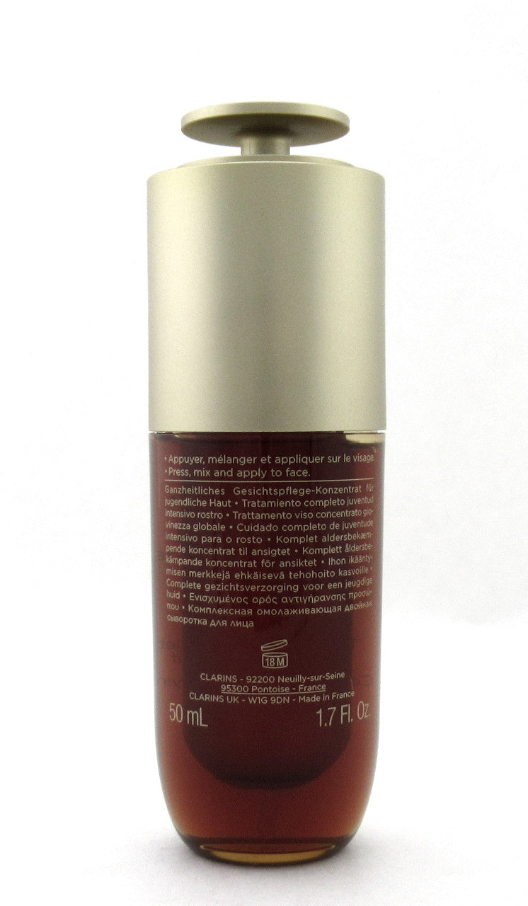 Clarins Double Serum Complete Age Defying Concentrate 50 ml./ 1.7 oz. New Packaging NO BOX