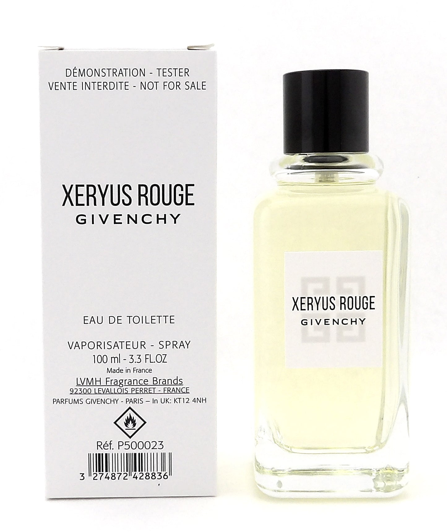 Givenchy Xeryus Rouge 3.3 oz./ 100 ml. Eau de Toilette Spray for Men. New Tester w/Cap