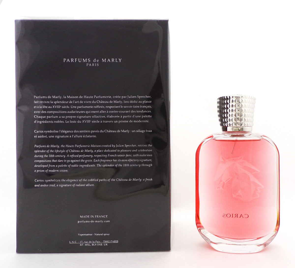 Parfums de Marly CARIOS Extrait de Parfum Spray 3.4 oz. Sealed Box.