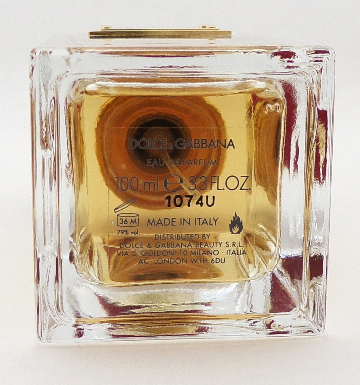 Dolce & Gabbana VELVET DESIRE 3.3 oz. Eau de Parfum Spray for Women. NO BOX Lower Fragrance Level