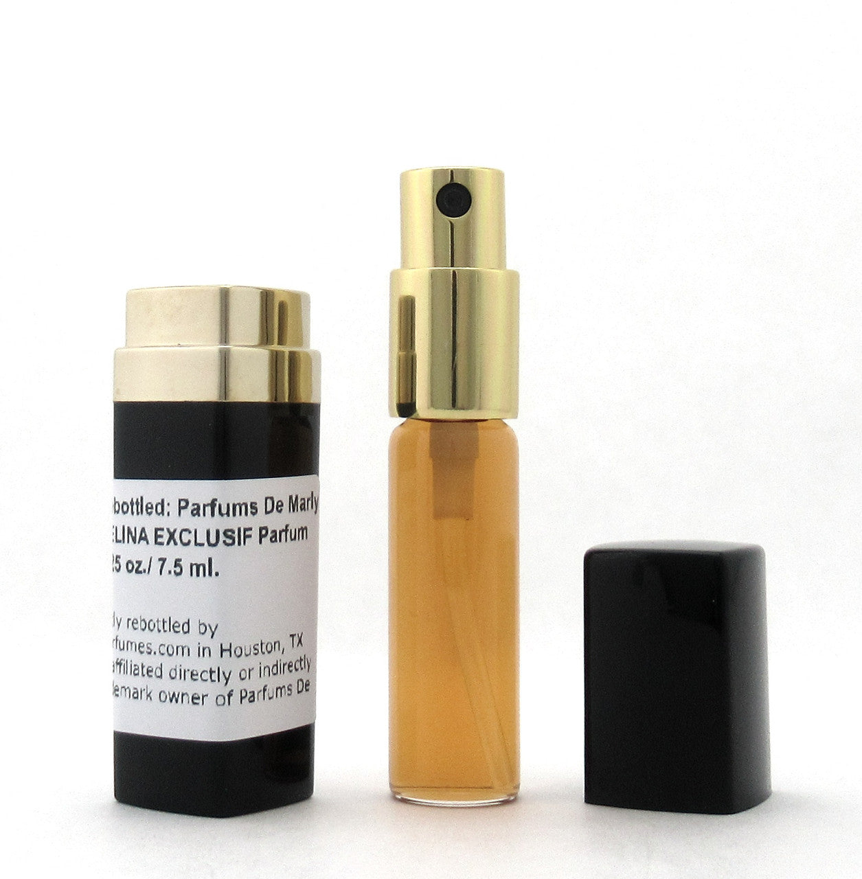 Rebottled: Parfums De Marly DELINA EXCLUSIF Parfum Refillable Spray 0.25 oz./ 7.5 ml.