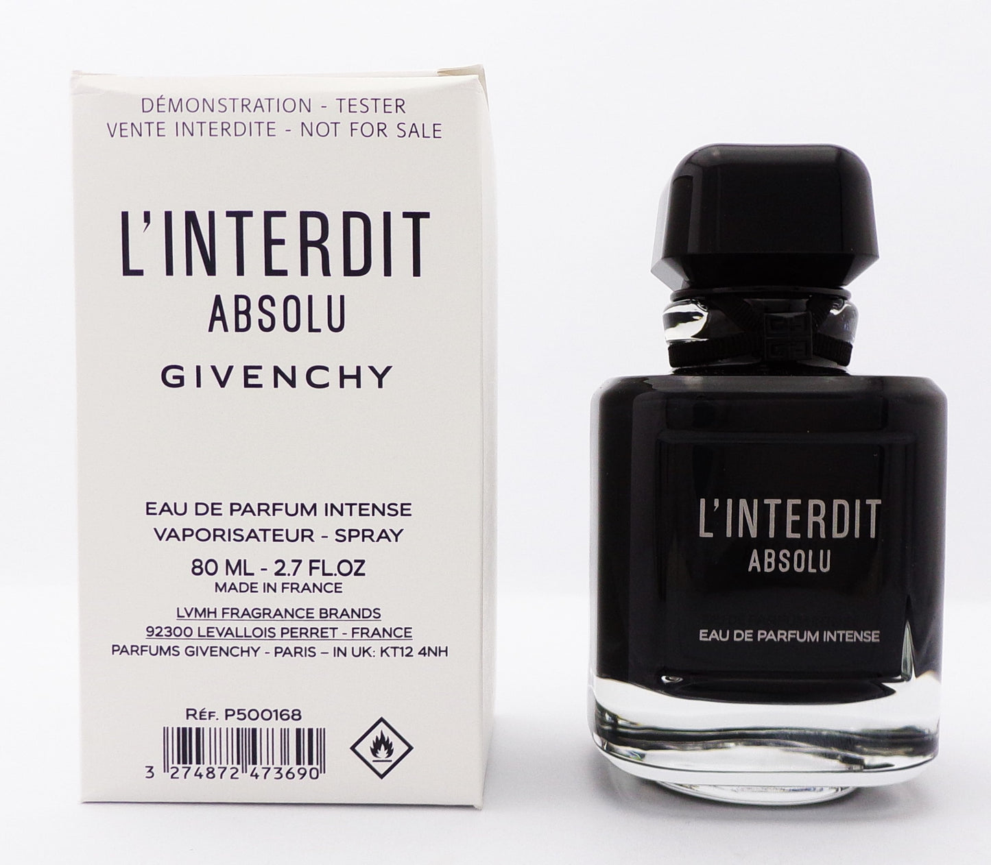 L'Interdit ABSOLU by Givenchy 2.7 oz. Eau de Parfum INTENSE Spray for Women. New TESTER w/Cap