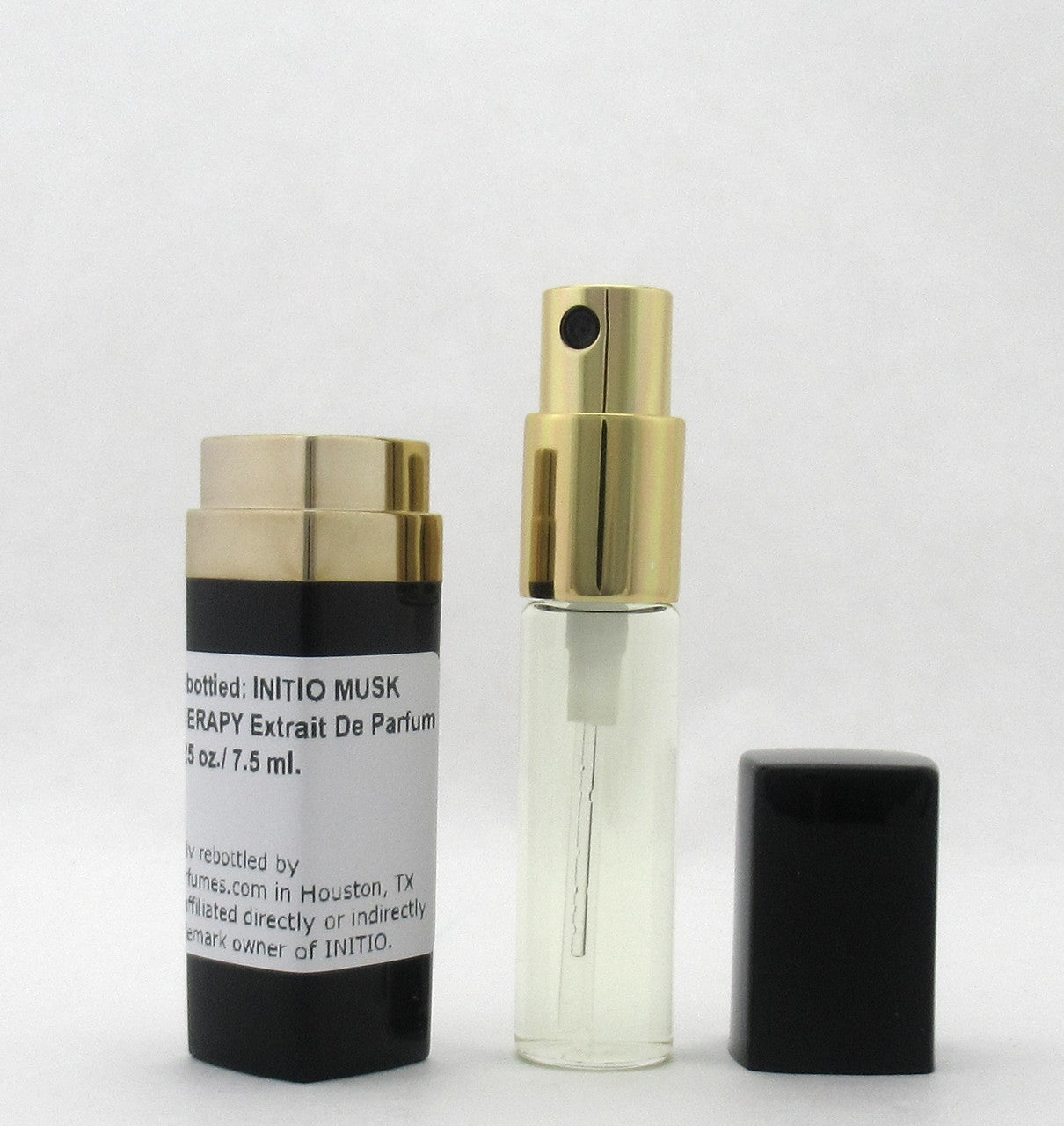 Rebottled: INITIO Musk Therapy Extrait De Parfum Refillable Spray 0.25 oz./ 7.5 ml. NO BOX