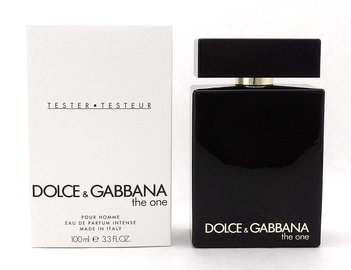 The One by Dolce & Gabbana 3.3 oz./ 100 ml. EDP Intense Spray for Men New Tester w/Cap