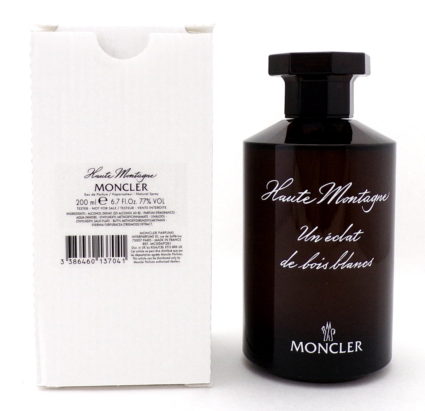 Moncler HAUTE MONTAGNE 6.7 oz./ 200 ml. Eau de Parfum Spray Unisex. New Tester w/Cap