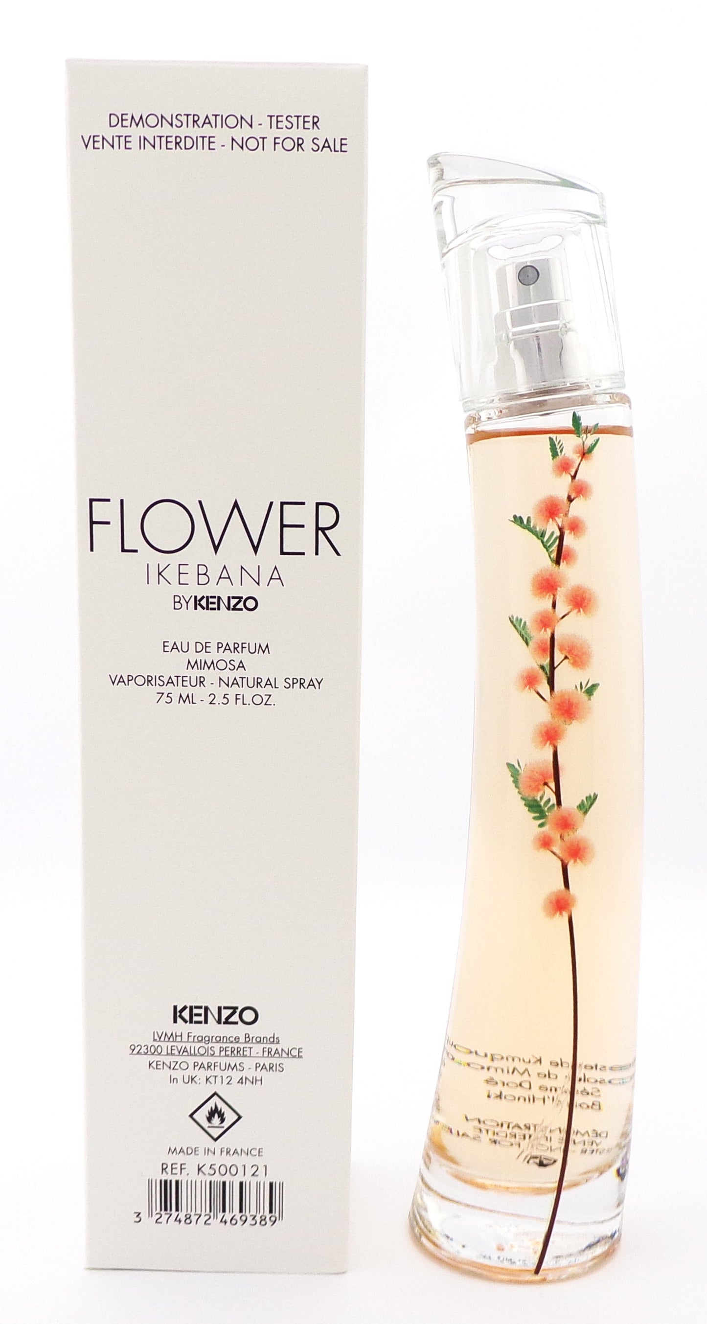Flower Ikebana MIMOSA by Kenzo 2.5 oz. Eau de Parfum Spray for Women. Brand New TESTER w/Cap