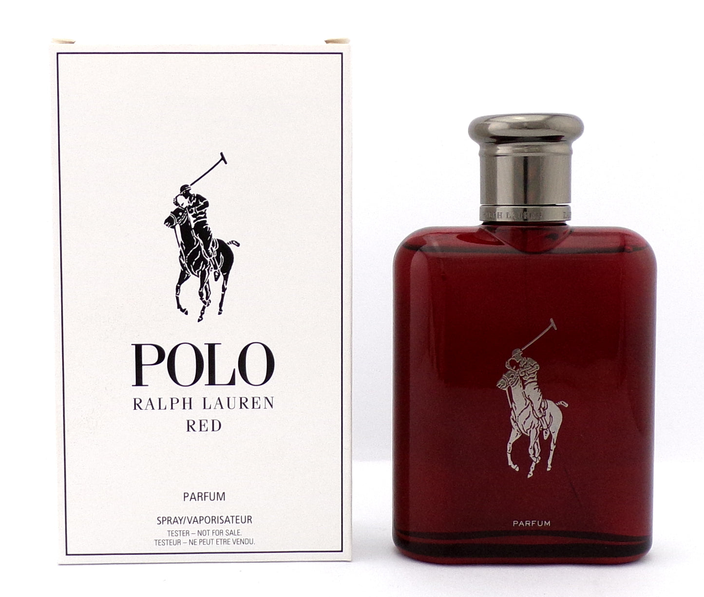 Polo RED by Ralph Lauren 4.2 oz. PARFUM Spray for Men. New Tester w/Cap