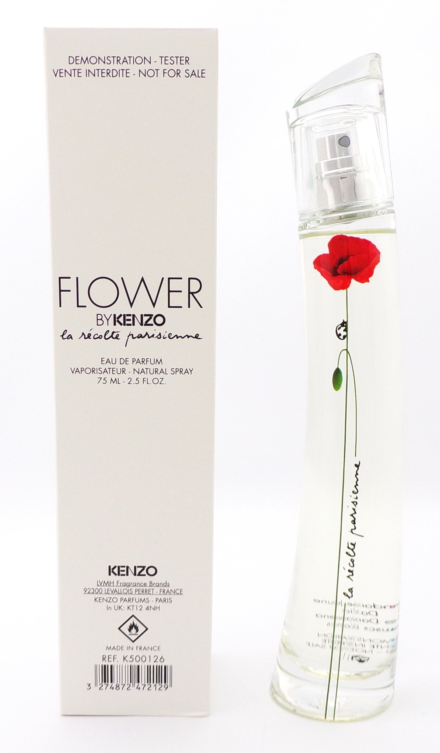 Flower By KENZO La Recolte Parisienne 2.5 oz. Eau de Parfum Spray for Women New TESTER w/Cap