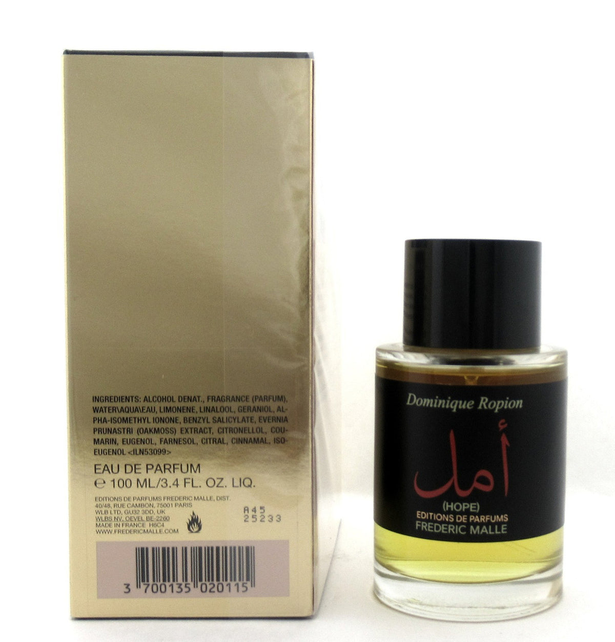 Frederic Malle HOPE 3.4 oz./ 100 ml. Eau de Parfum Spray Unisex New in Box