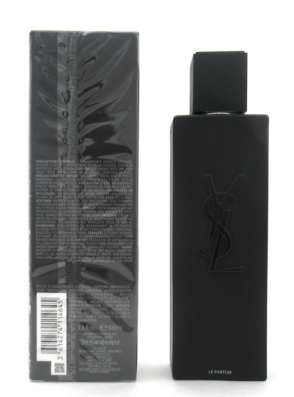 Yves Saint Laurent MYSLF 3.3 oz. /100 ml. LE PARFUM Spray for Men New Sealed Box
