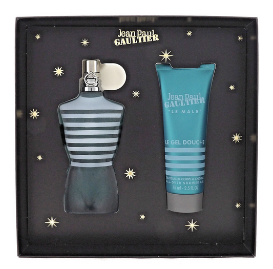 Jean Paul Gaultier Le Male 2.5 oz EDT Spray + 2.5 oz Shower Gel. New Set for Men
