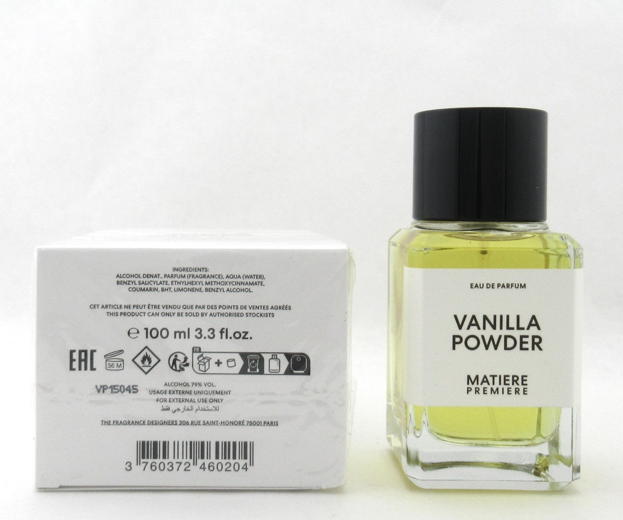 Matiere Premiere VANILLA POWDER 3.3 oz. EDP Spray Unisex New Damaged Box