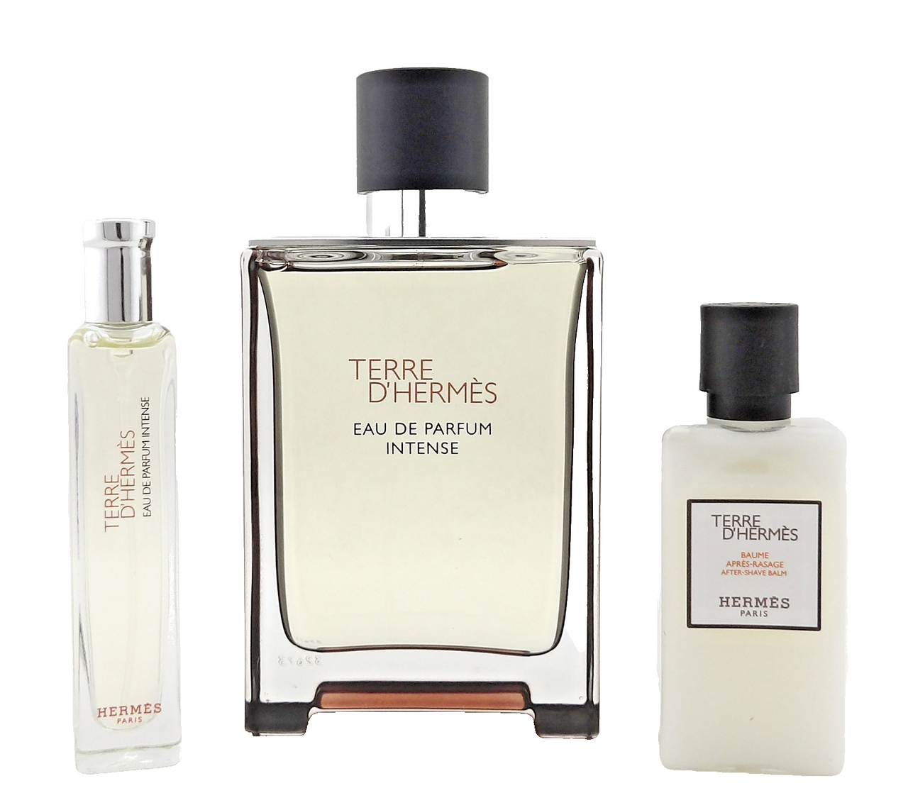 Terre D'Hermes by Hermes 3.3oz & 15ml EDP Intense+ 1.3oz A/Sh Balm New Men's SET