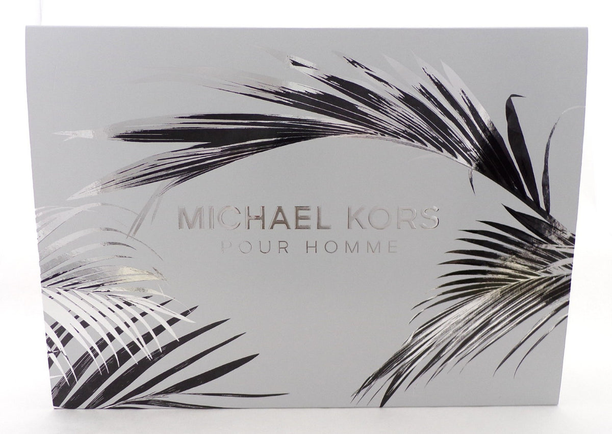 Michael Kors POUR HOMME 4 Pcs Set for Men 3.4 oz. EDP Spray+Travel+Balm+S/Gel