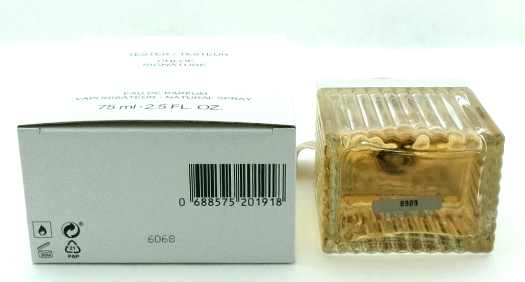 Chloe Signature 2.5 oz. Eau de Parfum Spray for Women New Tester with Cap.