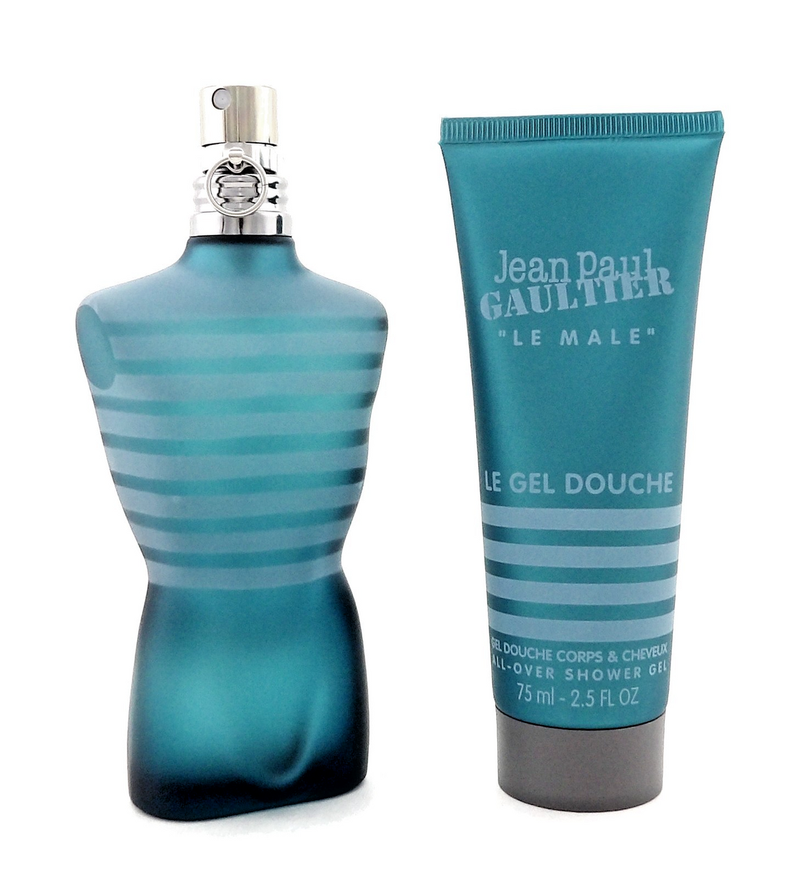 Jean Paul Gaultier LE MALE 2.5 oz. EDT Spray + 2.5 oz. Shower Gel. New Men's SET