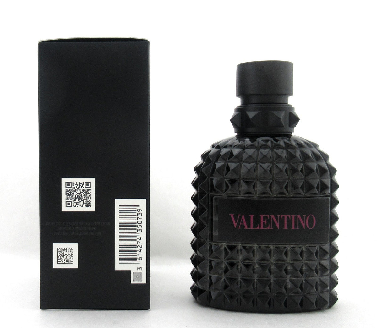 Valentino Uomo Born In Roma EXTRADOSE 3.4 oz Parfum Spray Refillable New Box No Cellophane