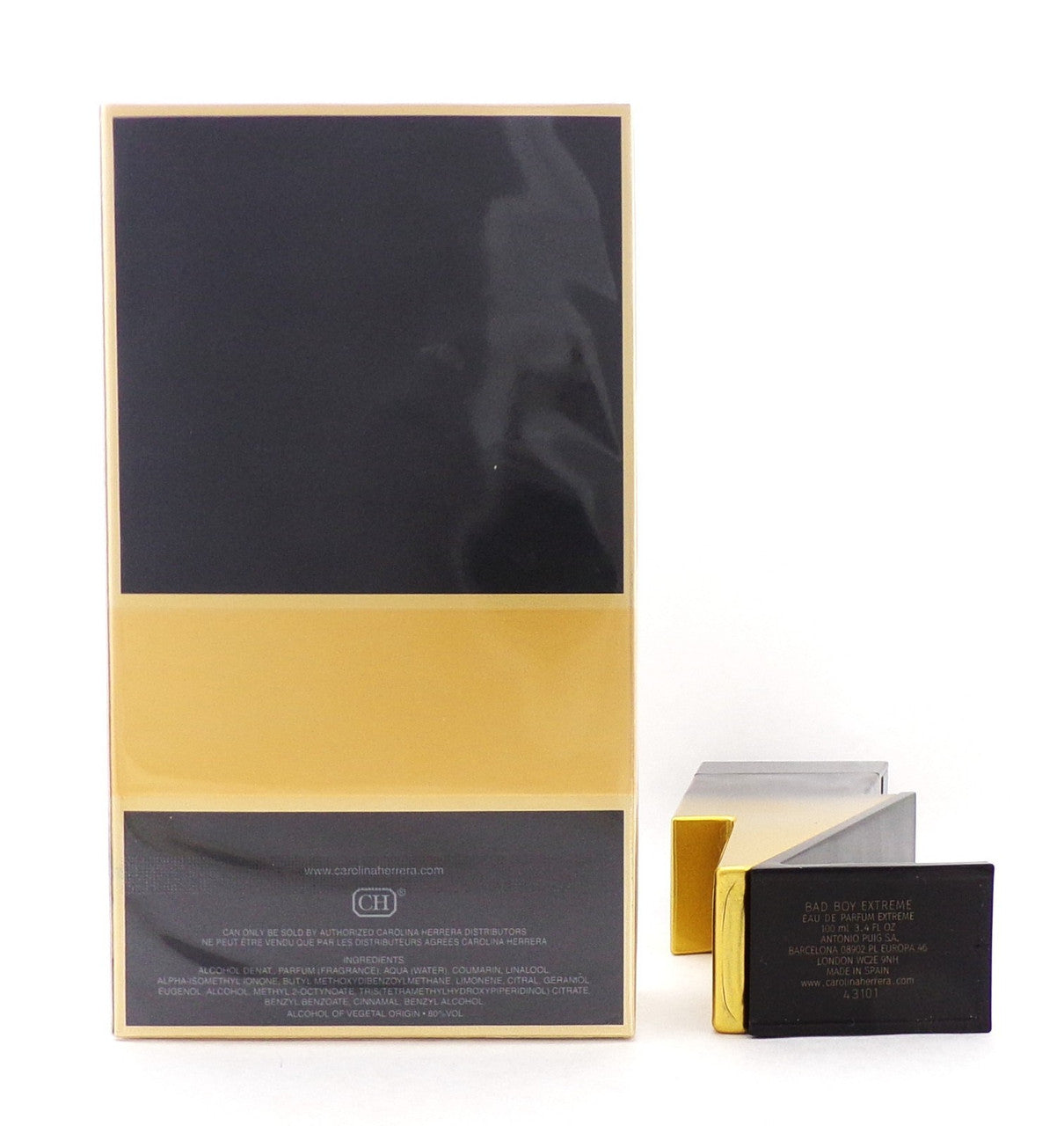 Carolina Herrera Bad Boy EXTREME 3.4 oz Eau de Parfum Extreme Spray New in Box