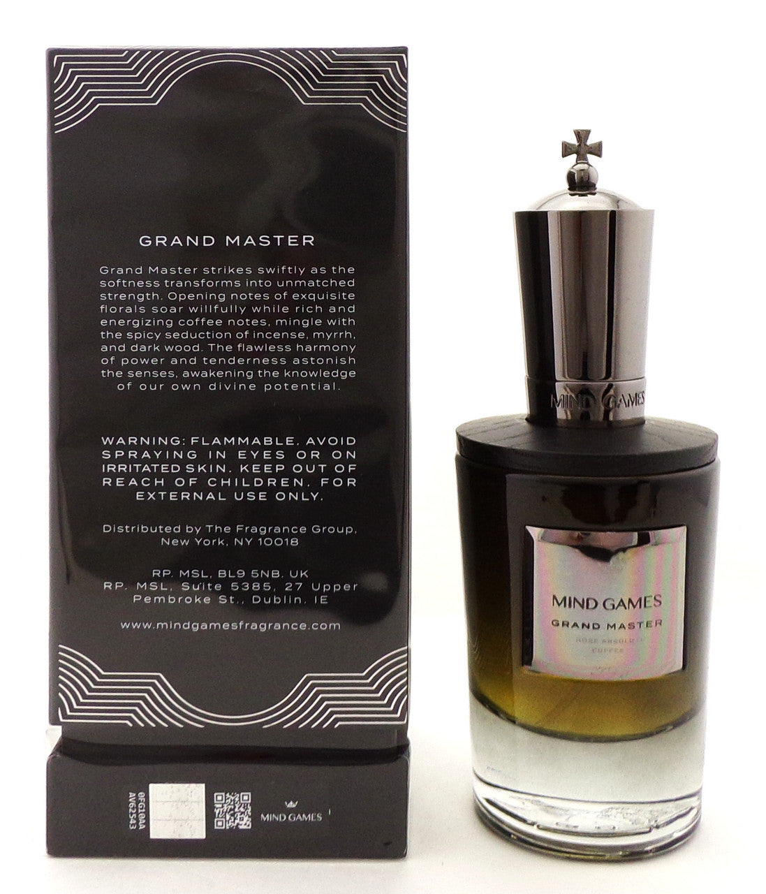 GRAND MASTER by Mind Games 3.4 oz. Extrait de Parfum Spray. New Sealed Box