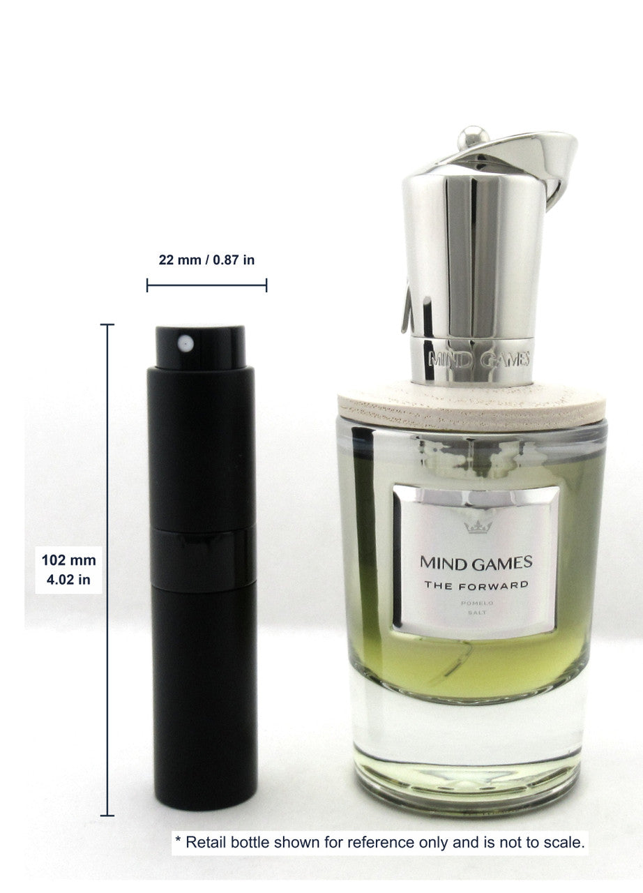Travel Spray: Mind Games THE FORWARD Extrait De Parfum Refillable Spray 0.27 oz./ 8 ml.