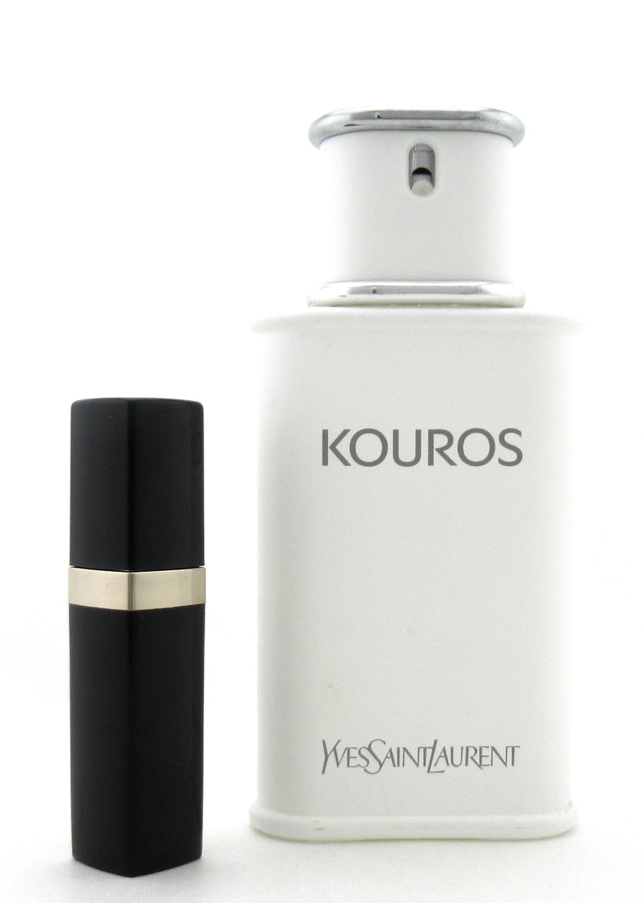 Rebottled: KOUROS by Yves Saint Laurent Eau De Toilette Refillable Spray 0.25 oz./ 7.5 ml.