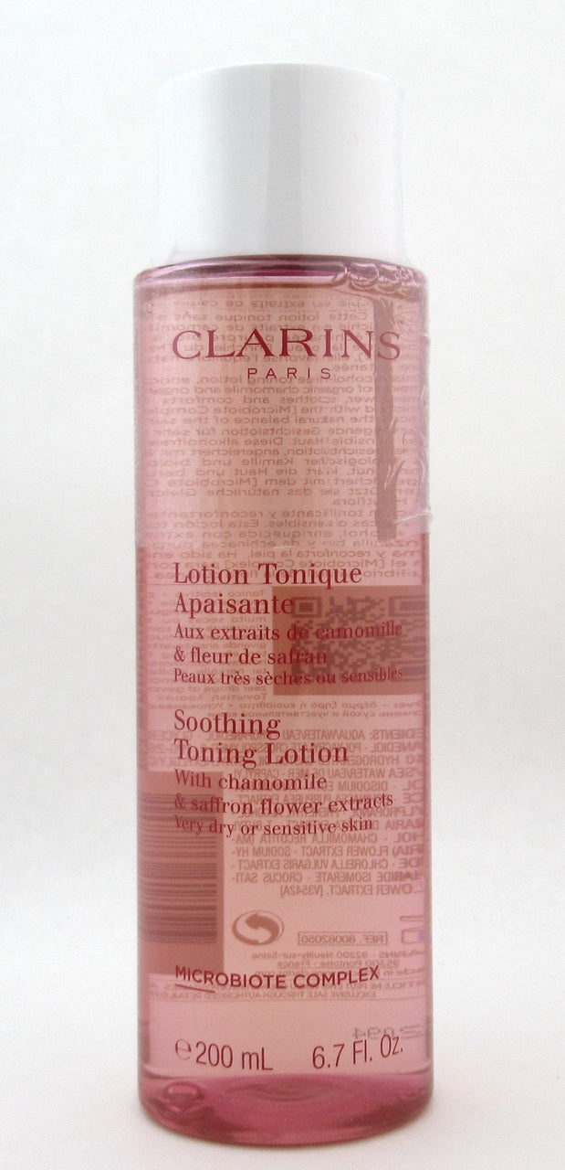 Clarins Soothing Toning Lotion Very Dry or Sensitive Skin 200 ml./ 6.7 oz. New