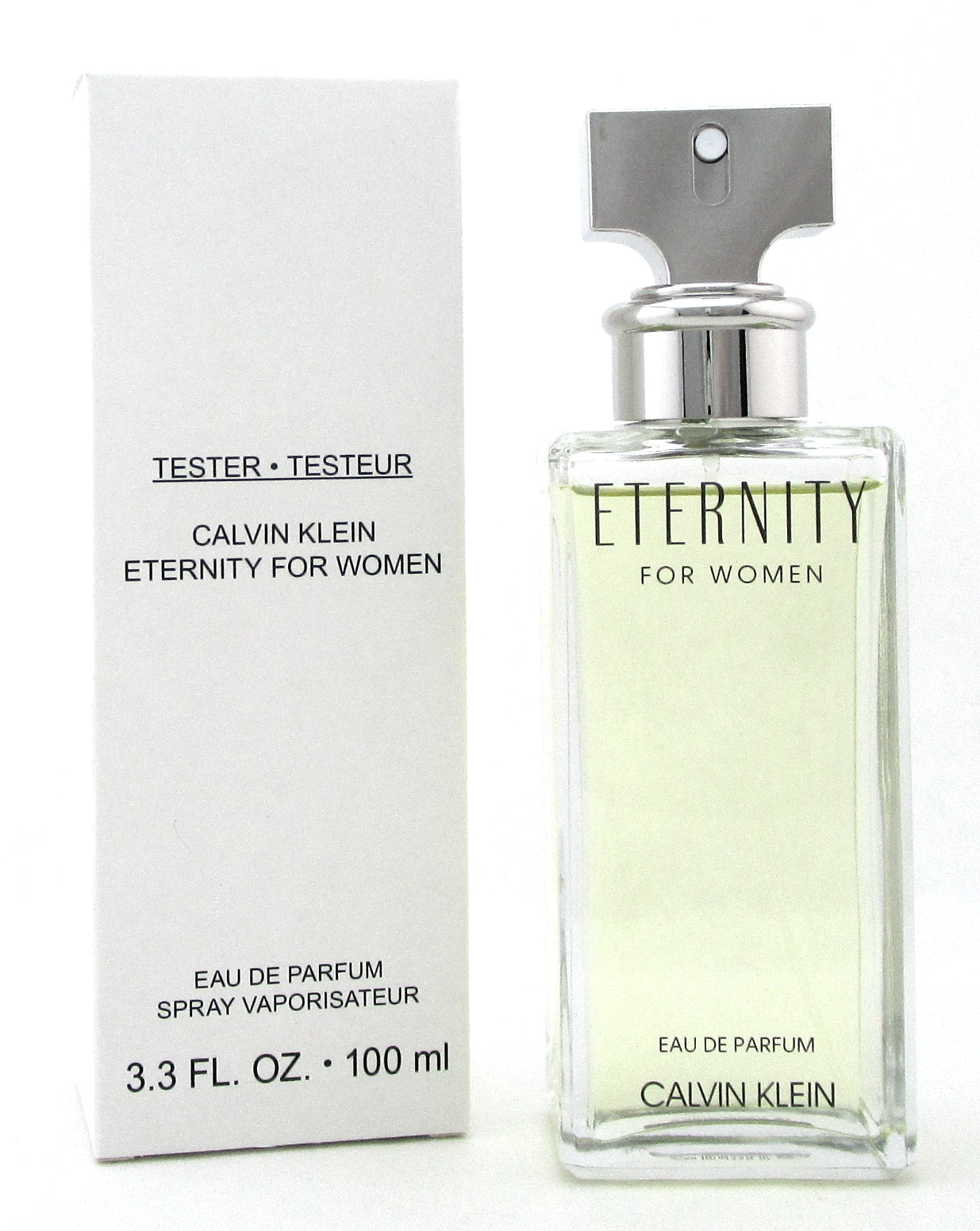 Eternity by Calvin Klein 3.3 oz. Eau de Parfum Spray for Women. New Tester