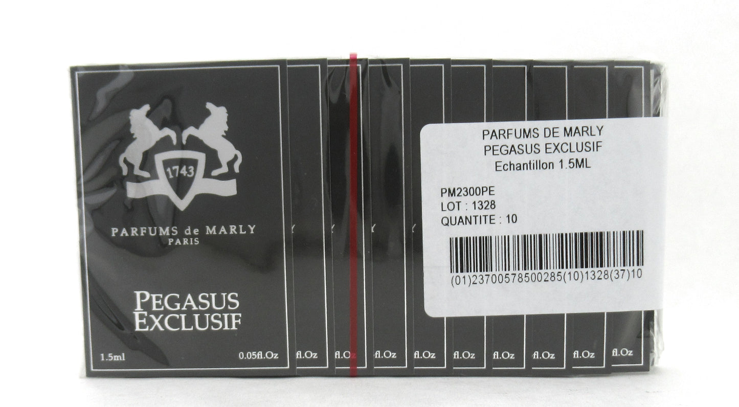 Pegasus Exclusif by Parfums De Marly 1.5 ml.EDP Vial Spray for Men. Pack of 10 pcs. Sealed.