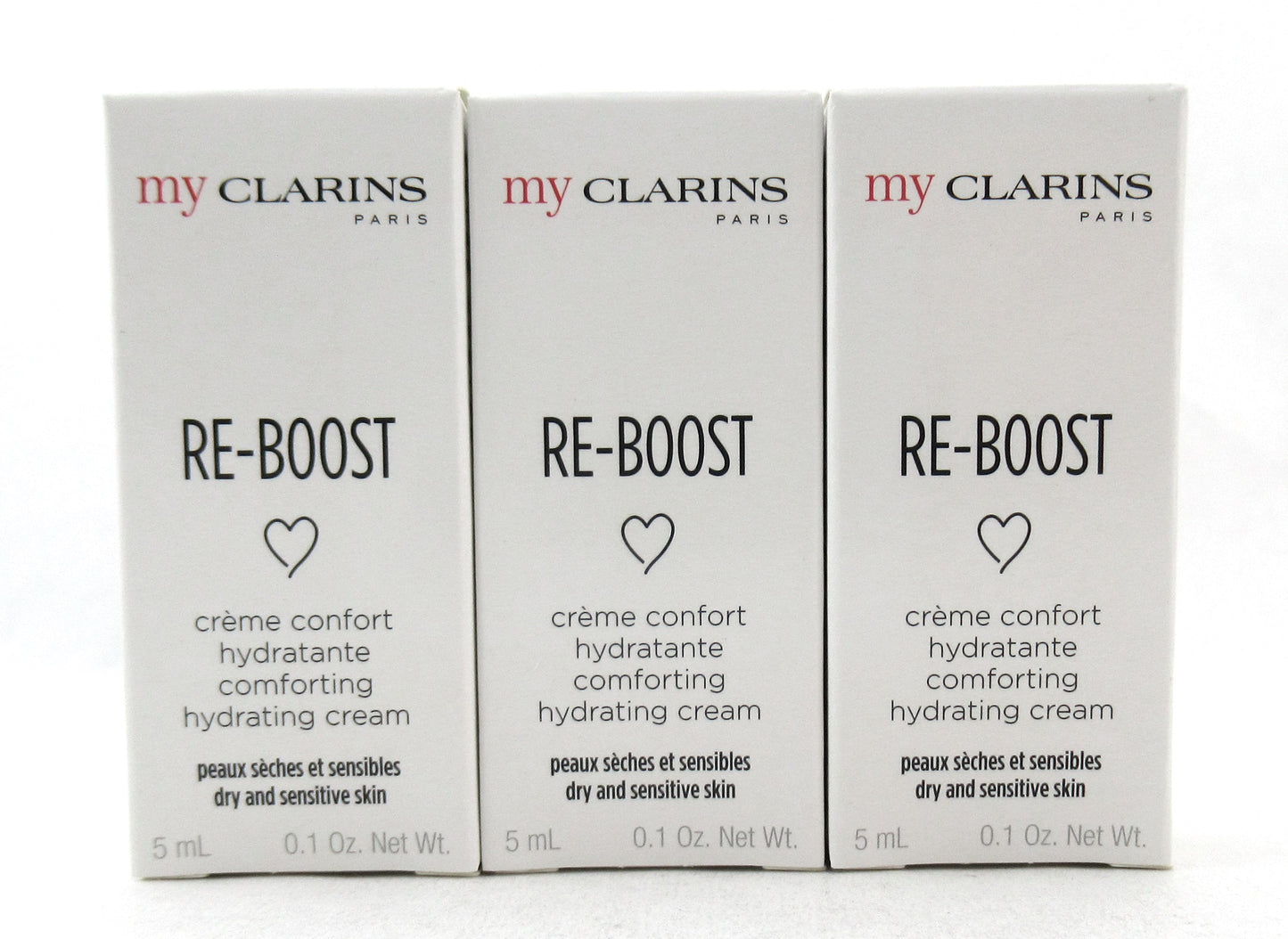 Clarins My Clarins Re Boost Comforting Hydrating Cream Sample 5 ml. Lot of 6